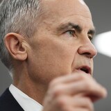 Mark Carney en point de presse.