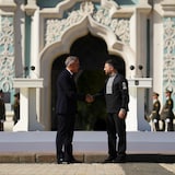 Mark Carney y Volodymyr Zelensky.