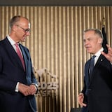 Friedrich Merz and Mark Carney.
