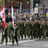 Un desfile militar.