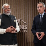 Narendra Modi y Mark Carney 