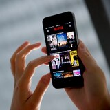 Ang Netflix app ipinapakita sa screen ng smartphone.