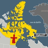 Mapa de Nunavut