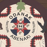 Un panneau signifiant la présence des autochtones de la Nation d'Odanak.