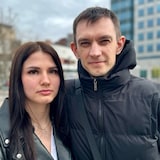 Oksana Hrabova and Oleg Lomanov moved to Canada in 2022 and settled in downtown Hamilton. 