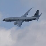 Un avion P-8-A Poseidon en vol.