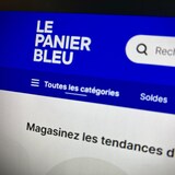 Le site web du Panier bleu.