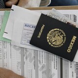 Un pasaporte mexicano.