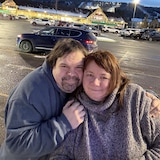 Marie-Gervaise Pilon avec son mari, William Blewitt.