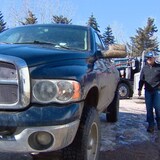 Alberta-based farmer Matt Sawyer receives a delivery of diesel, used to power his farm's trucks and tractors. Russia's invasion of Ukraine — and how countries are curtailing shipments of Russian oil — is having a significant impact of fuel prices around the globe. (Kyle Bakx/CBC)