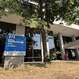 L'édifice Raynald-Fréchette à Sherbrooke.