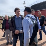 Prime Minister Justin Trudeau is in Stanley Bridge, Prince Edward Island to view the damage from Storm Fiona and meet with community members.