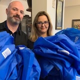 Udi and Natalie Sela of Maple, Ont., get weekly grocery delivery from Walmart. Since Ottawa banned single-use plastic bags in 2022, the Selas say they have accumulated hundreds of reusable bags. 
