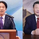台湾总统赖清德和中国国家主席习近平。
