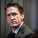 Gros plan du ministre de l'Environnement du Québec, Benoit Charette.