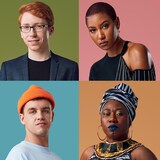 les 4 révélations sur fond colorés
