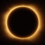 Une éclipse solaire totale.