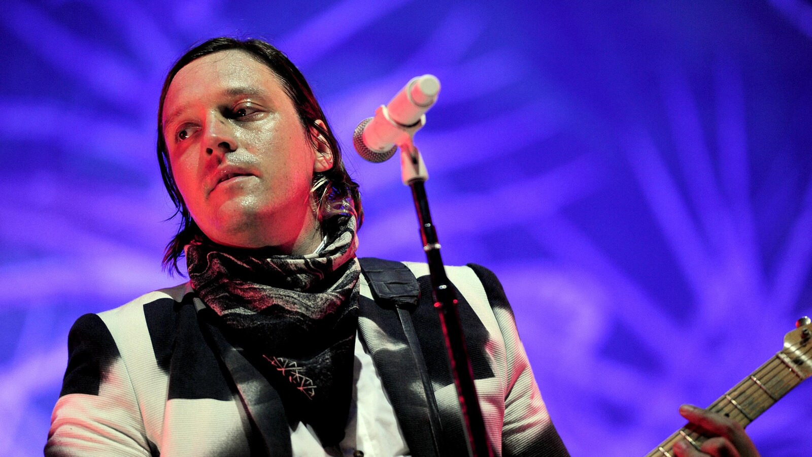 Le chanteur du groupe montréalais Arcade Fire, Win Butler.
