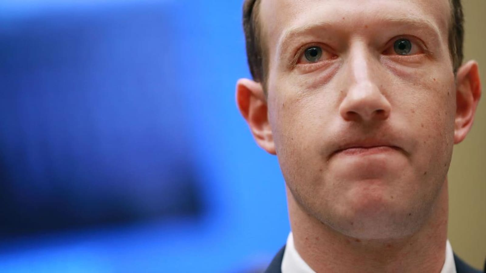 Mark Zuckerberg, le patron de Facebook au congrès américain.