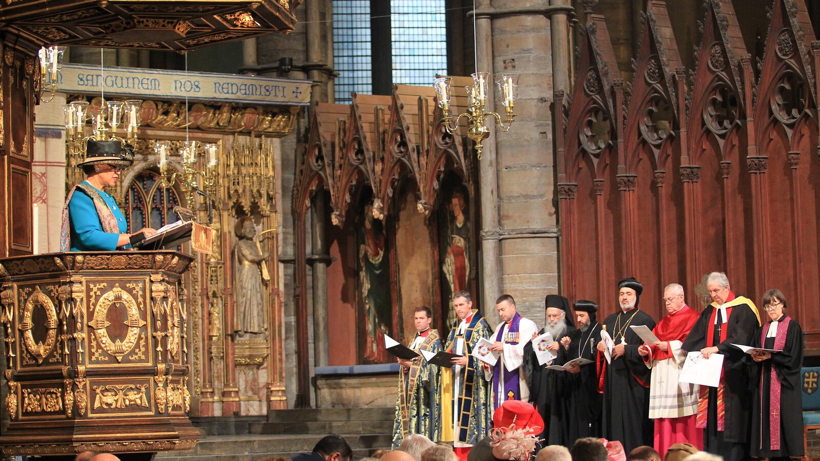 Guy Chapdelaine a participé à un service interconfessionnel à l’abbaye de Westminster, à Londres, en Angleterre.