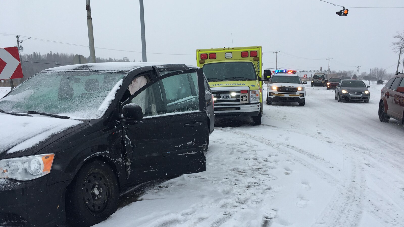 Deux accidents sur la route 169 au LacSaintJean ICI RadioCanada.ca