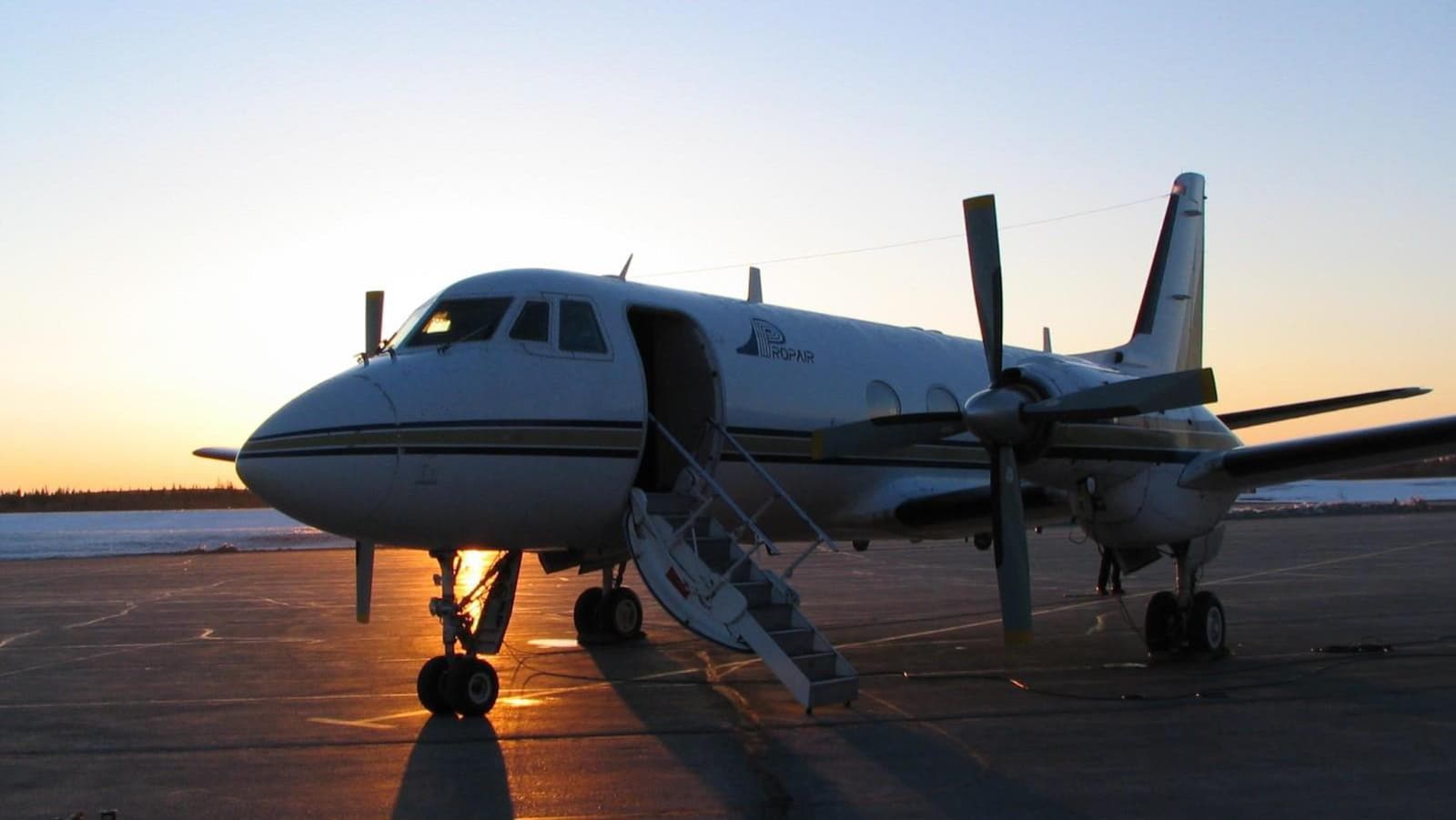 Un avion de Propair à l'aéroport de Rouyn-Noranda (archives)
