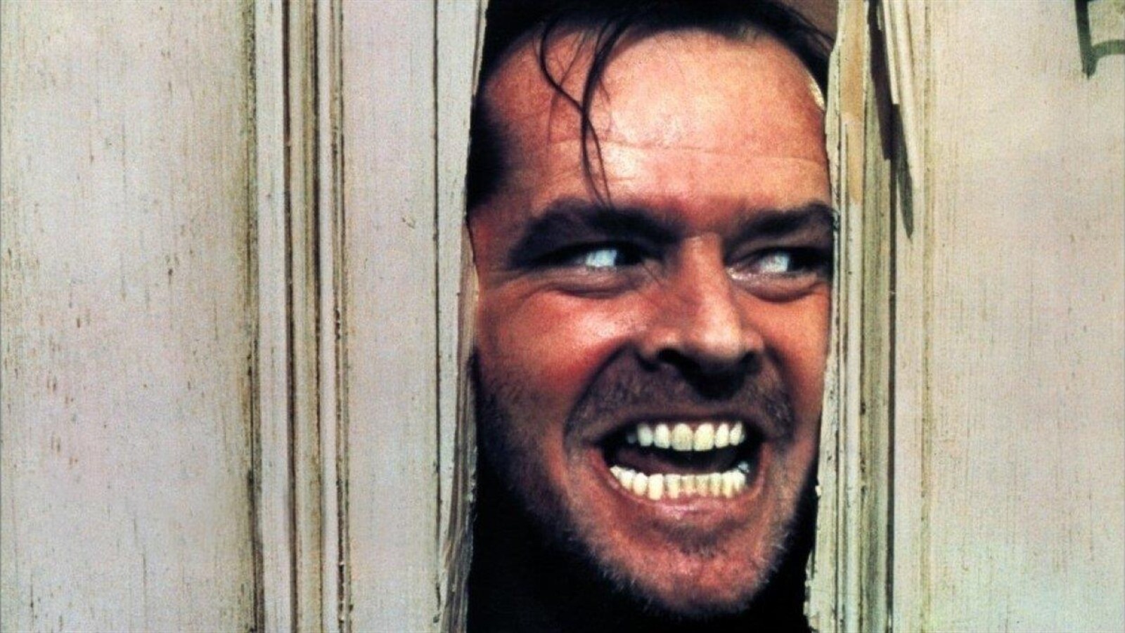 Jack Nicholson dans le rôle de Jack Torrance dans le film « The shining » de Stanley Kubrick