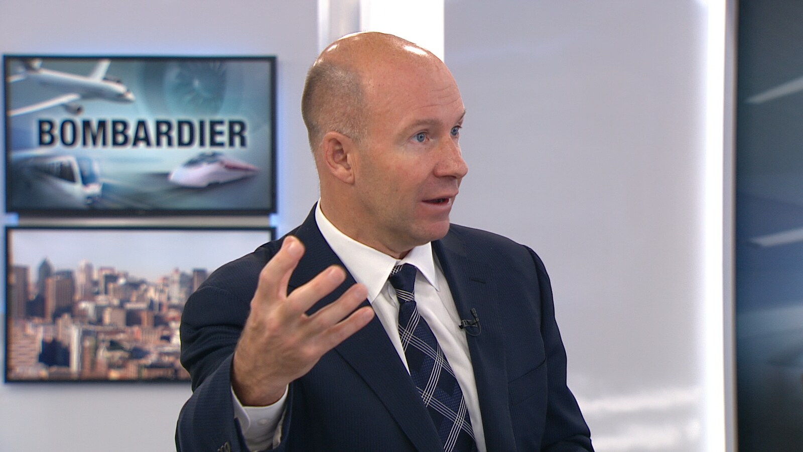 Le PDG de Bombardier, Alain Bellemare