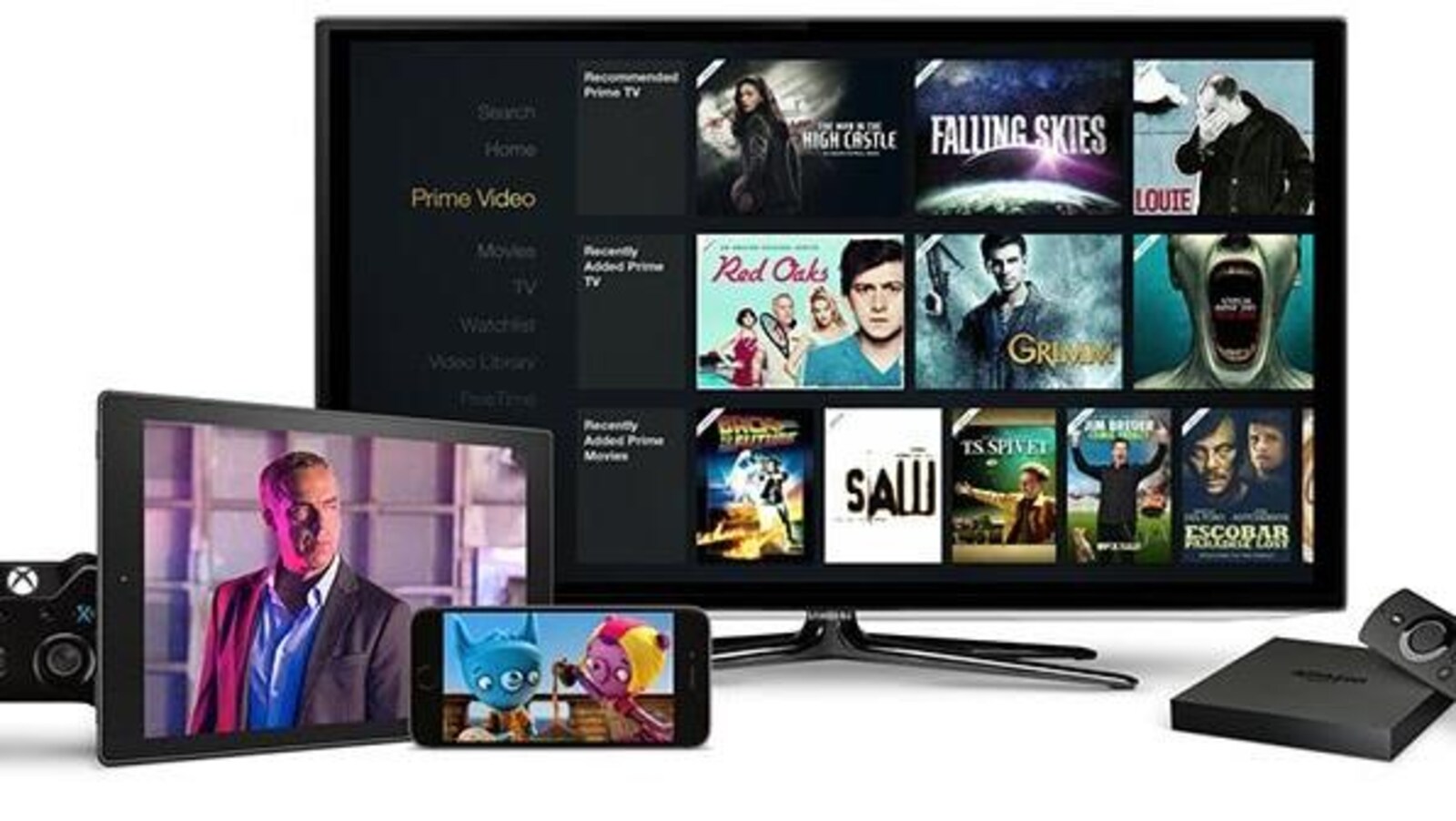 Le service de diffusion en continu Amazon Prime Video.