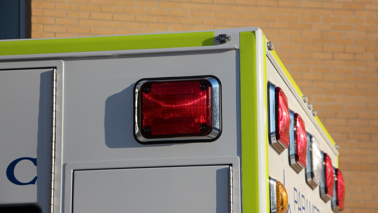 Une ambulance.