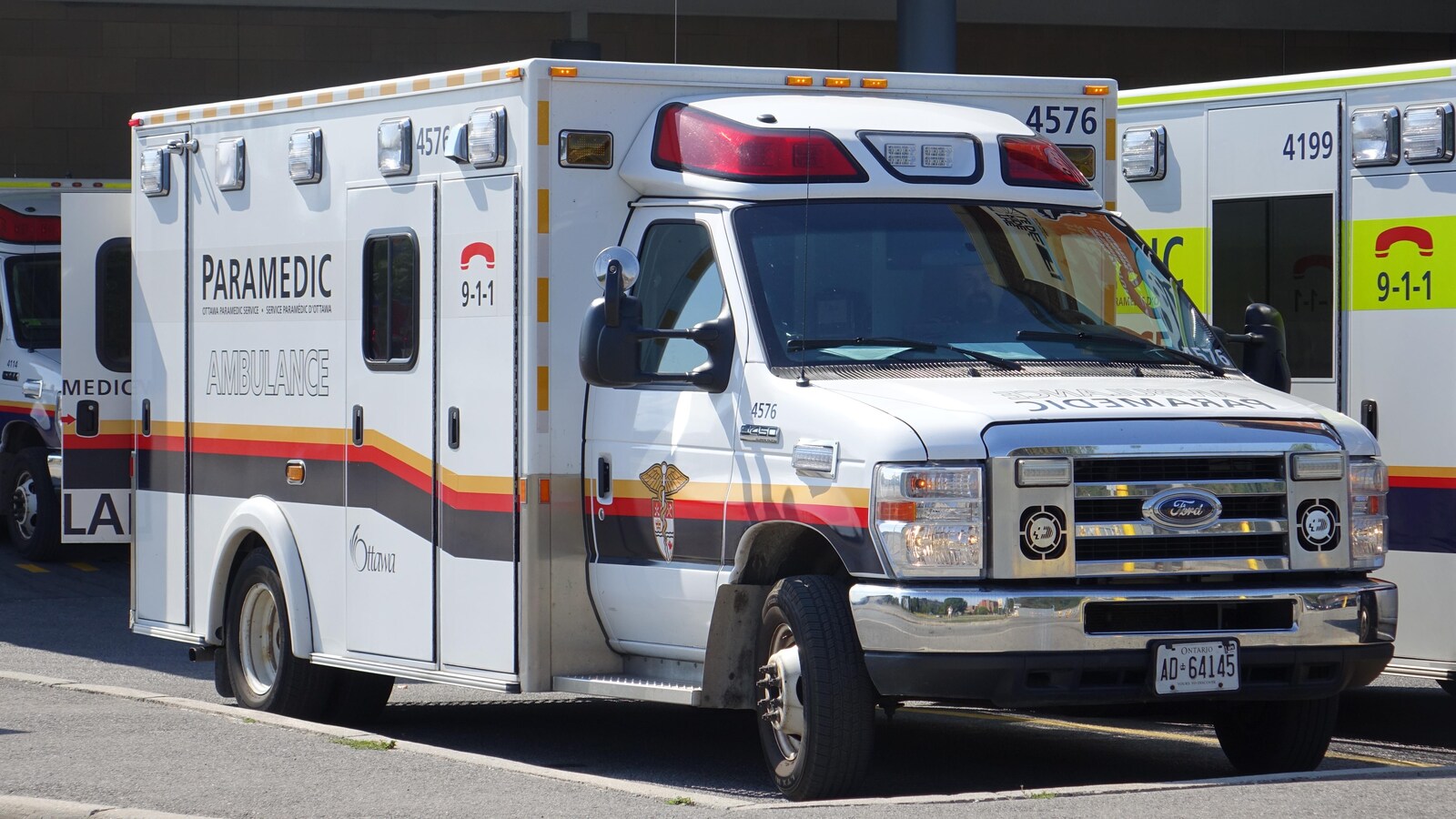 Une ambulance à Ottawa.