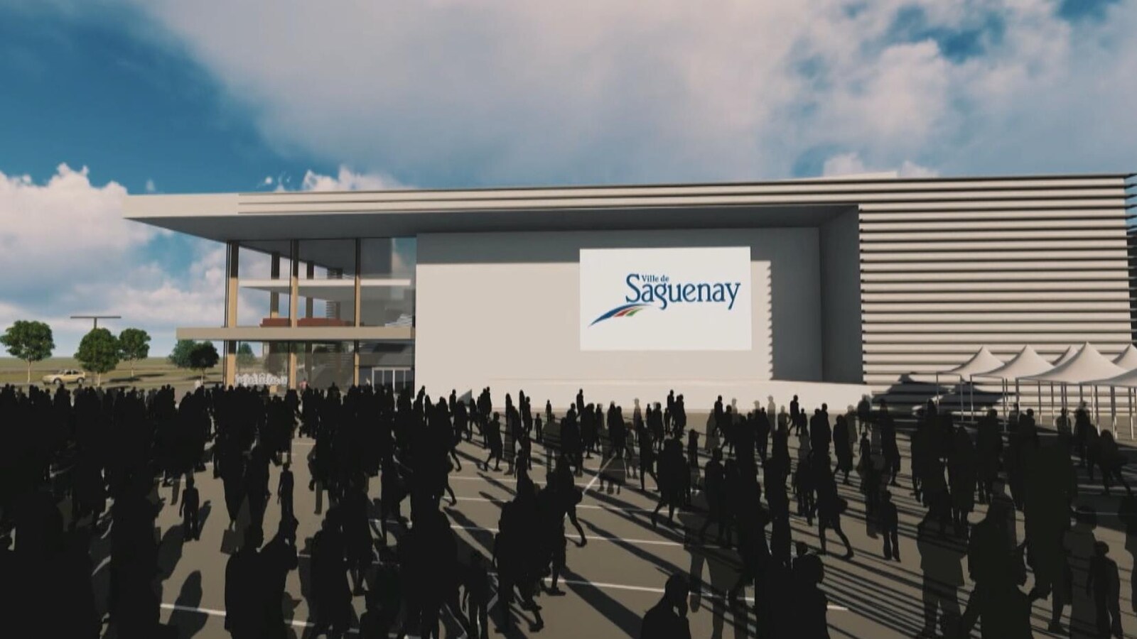 Un plan du futur amphithéâtre