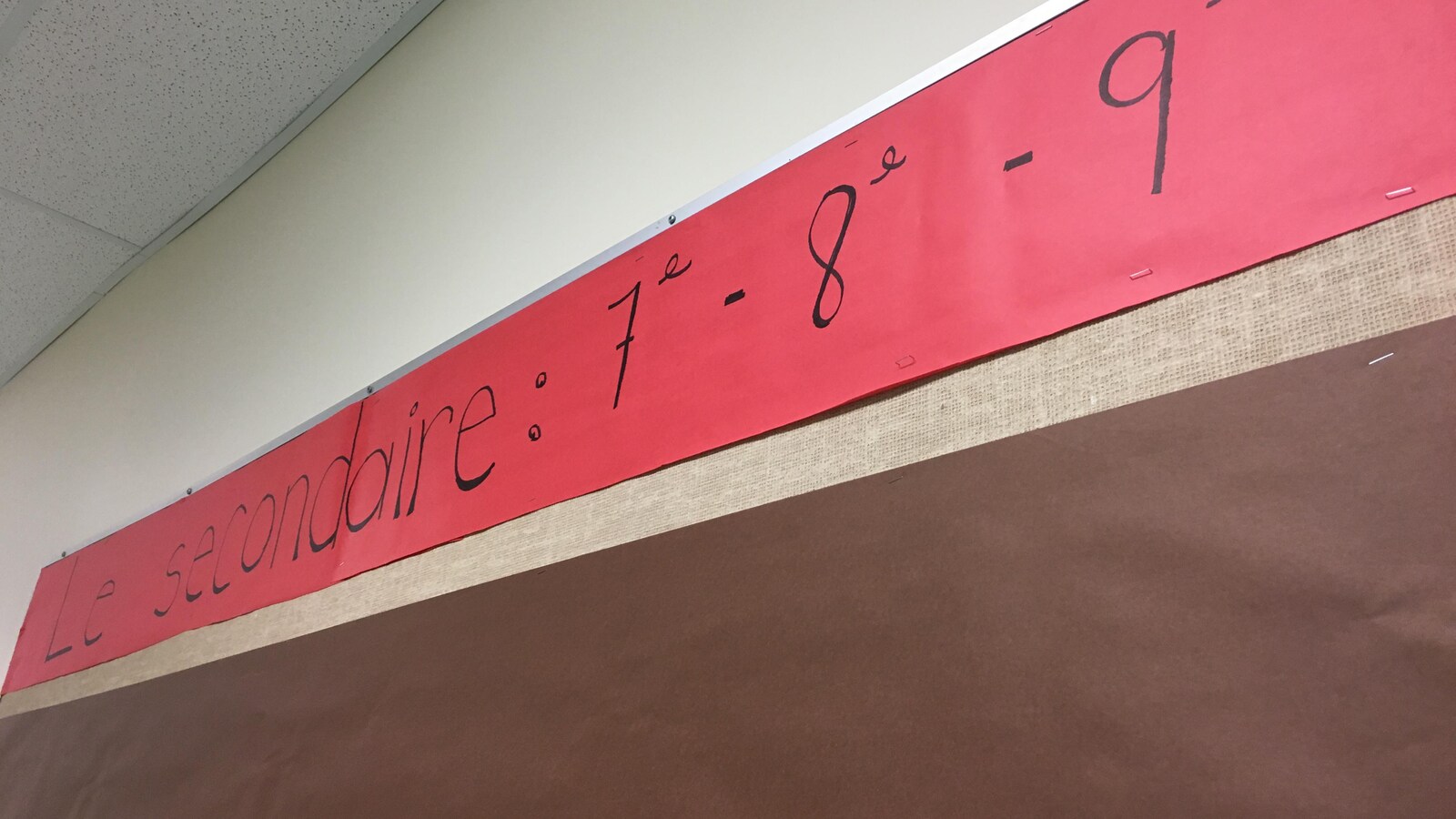La 9e année va de l'avant à l'École André-Piolat.