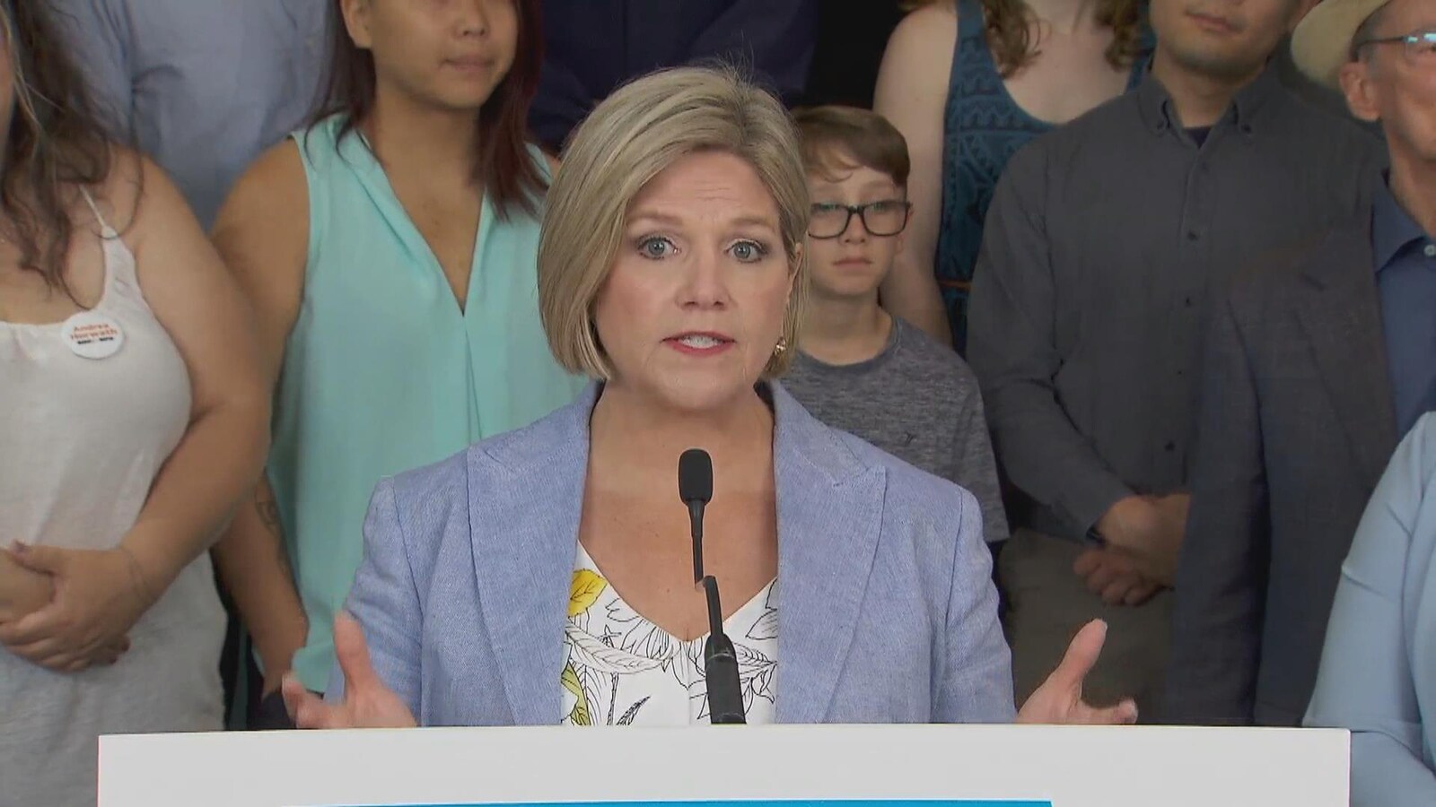 Andrea Horwath, la chef du NPD