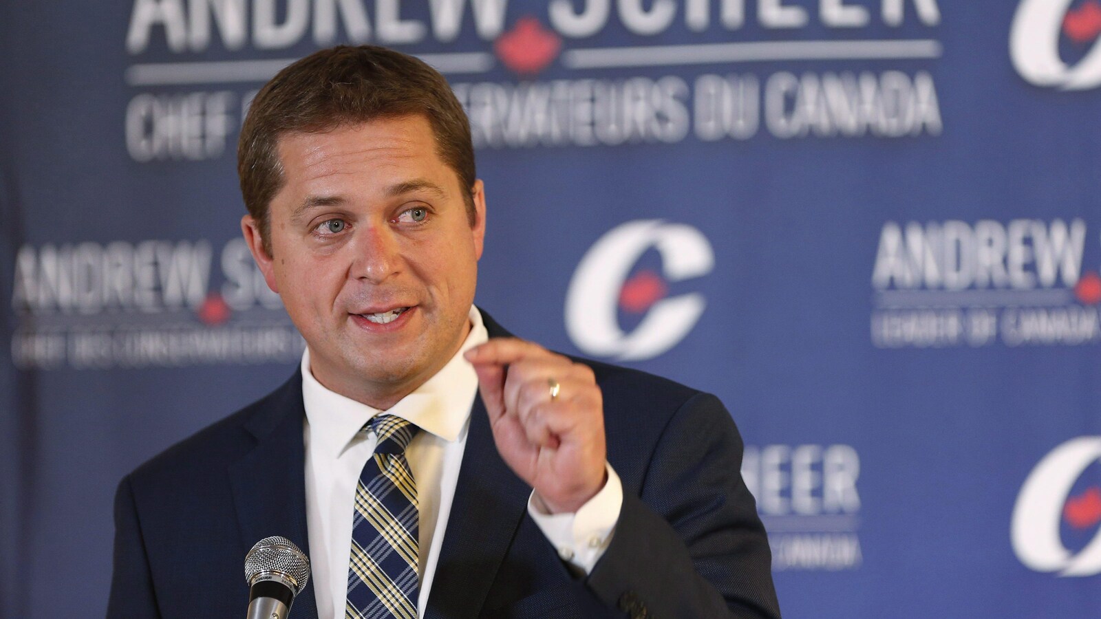 Le chef du Parti conservateur, Andrew Scheer