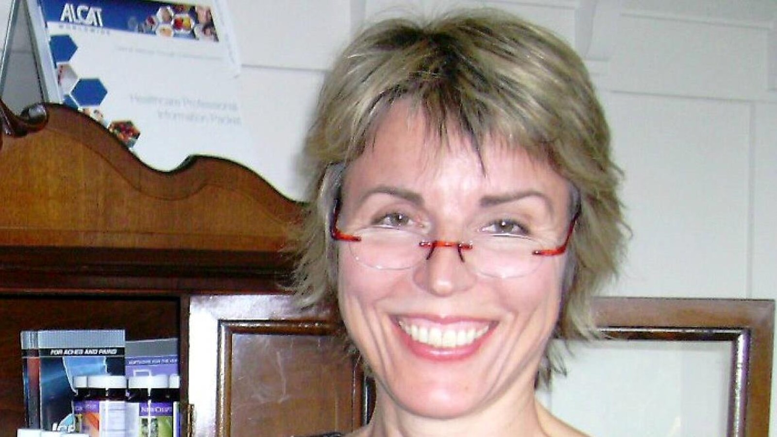 Anke Zimmermann qui sourit sur une photo.