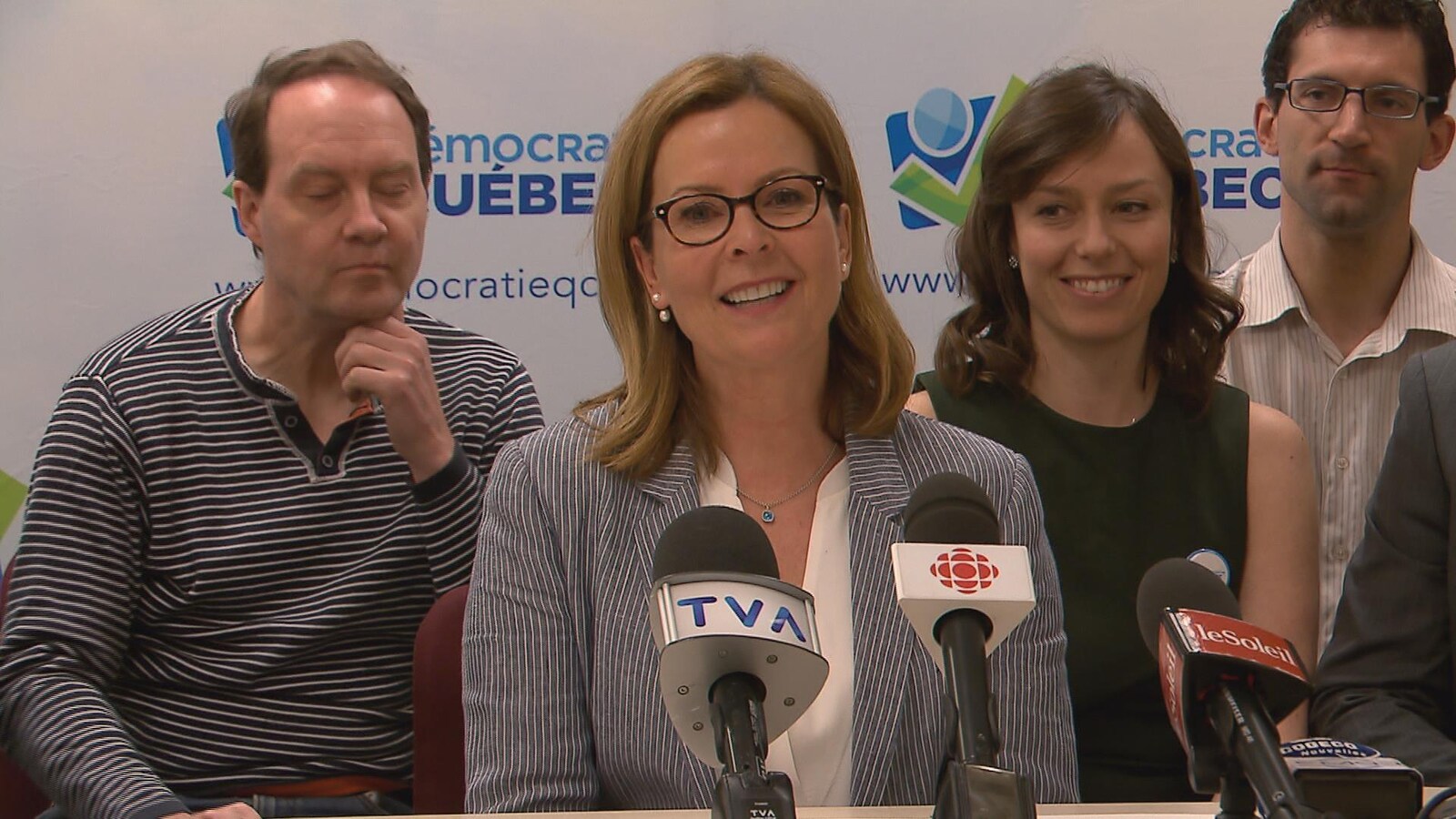 Anne Guérette, chef de Démocratie Québec