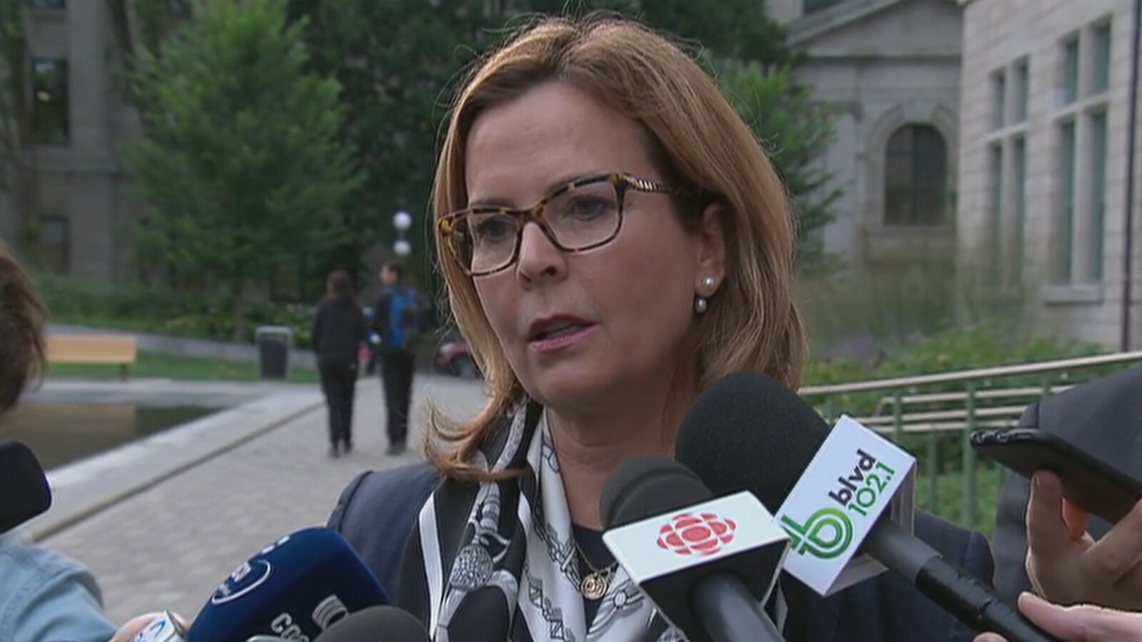 La chef de Démocratie Québec, Anne Guérette