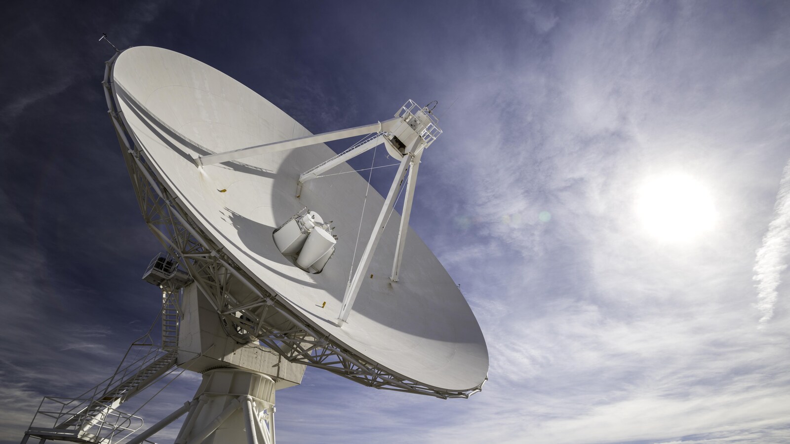 Une antenne radio installée au Nouveau-Mexique.