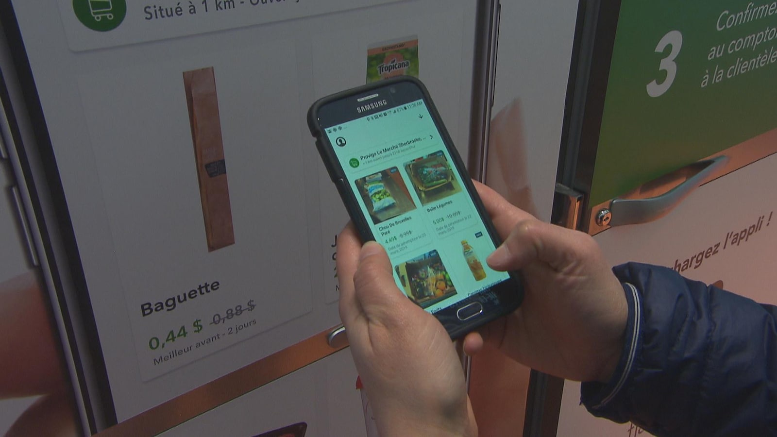 La page de l'application Flashfood.