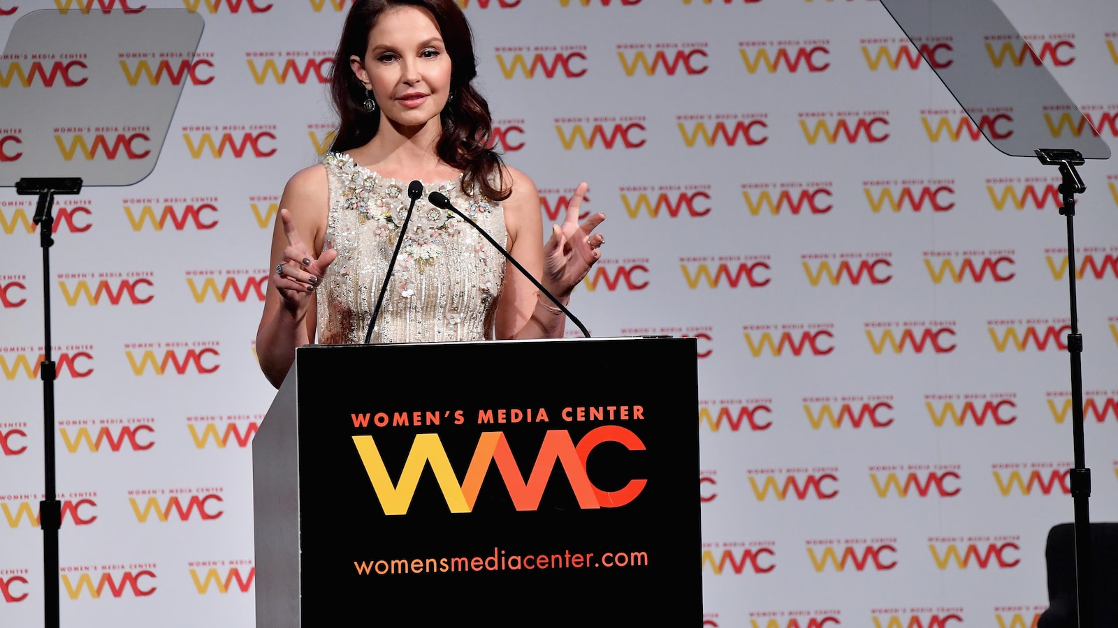 L'actrice a été honorée aux Women's Media Center Awards à New York, jeudi soir.