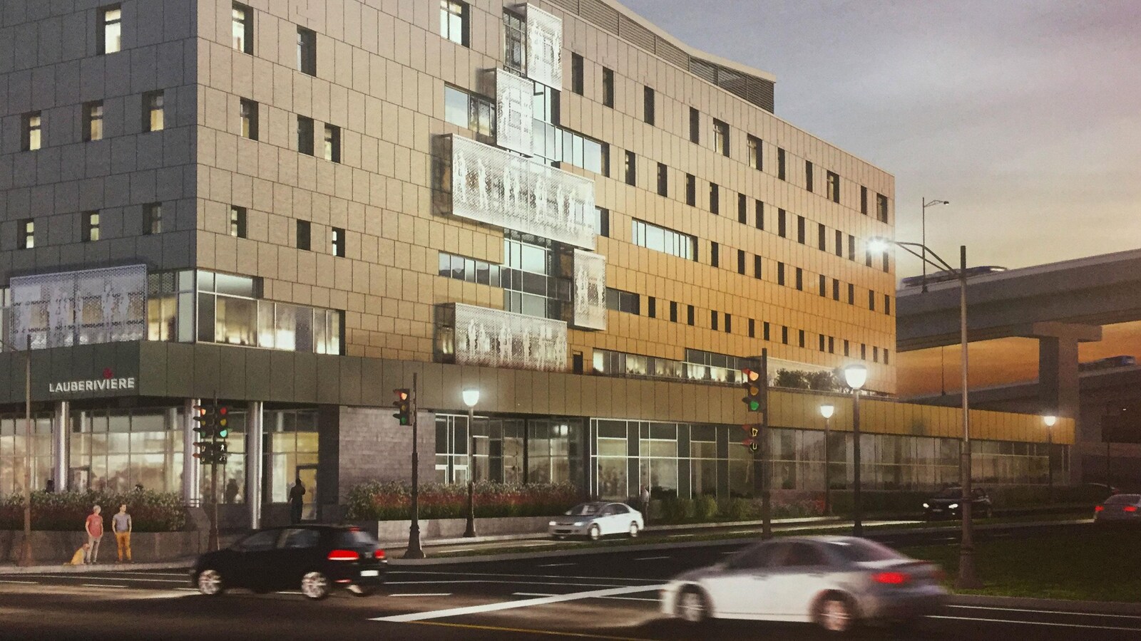 Le futur bâtiment de Lauberivière
