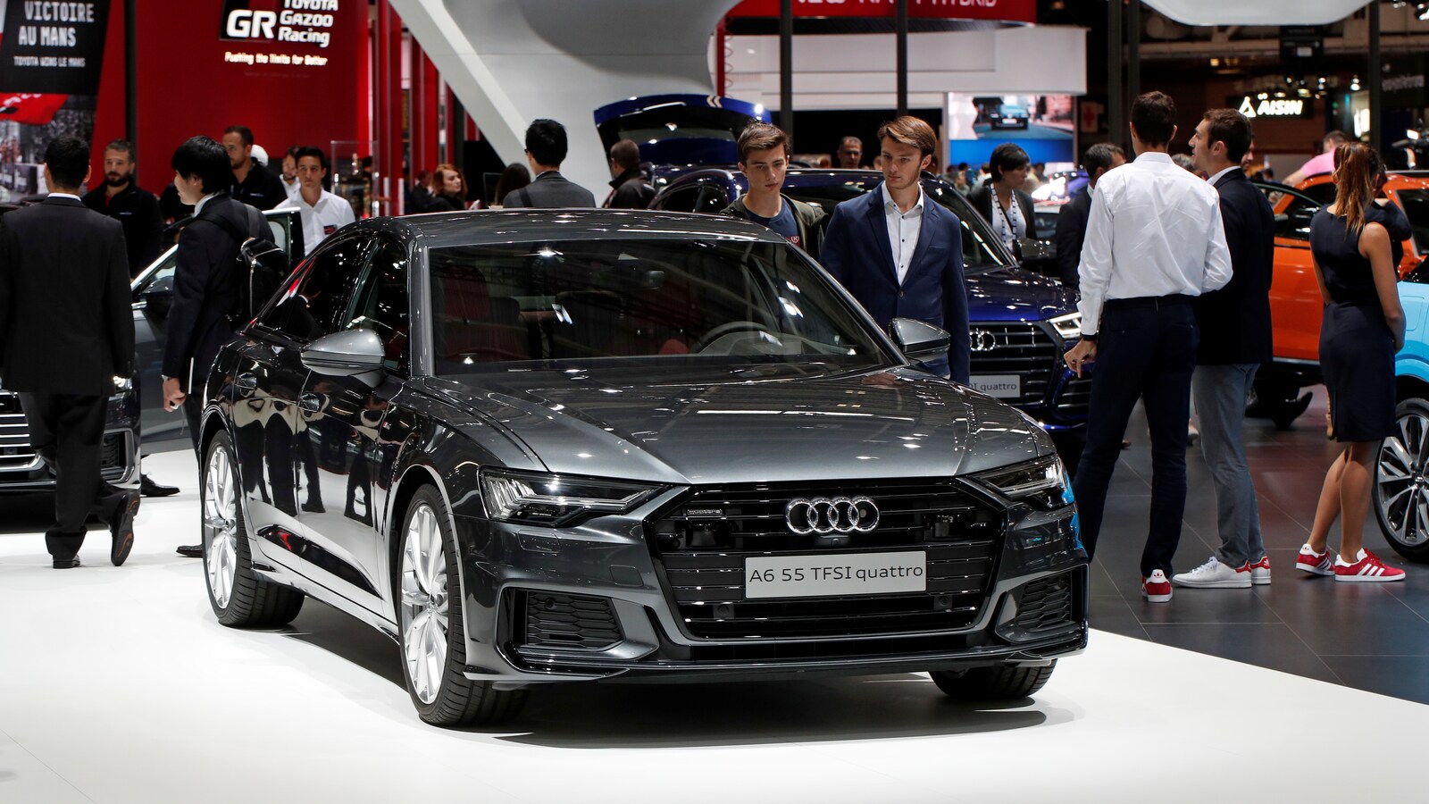 Une Audi A6 en démonstration.