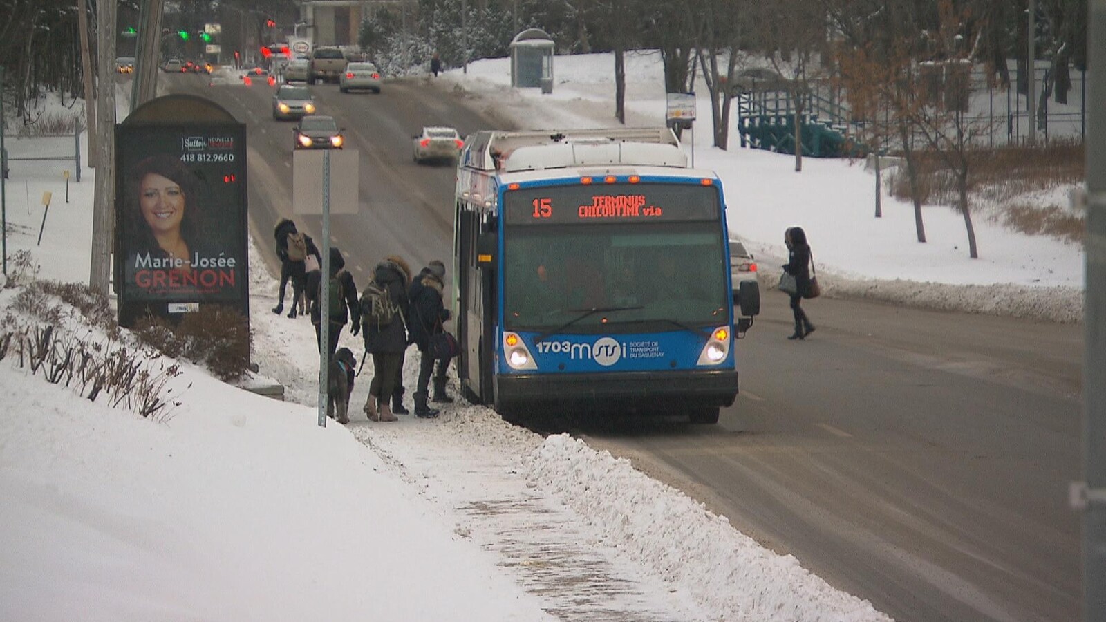 Un autobus de la STS