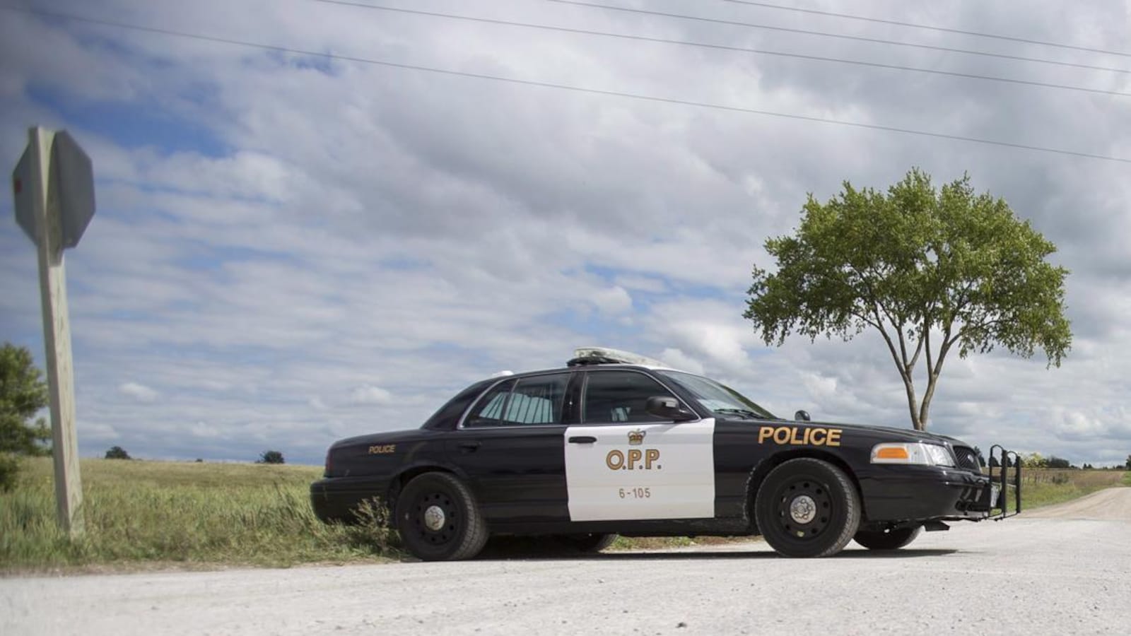 Une autopatrouille de la Police provinciale de l'Ontario