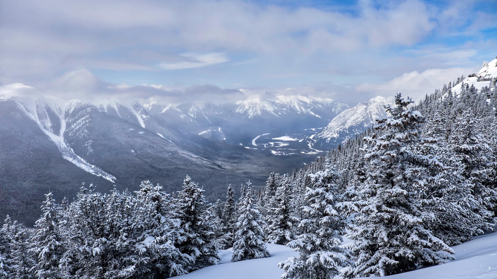 Le parc national de Banff en Alberta.