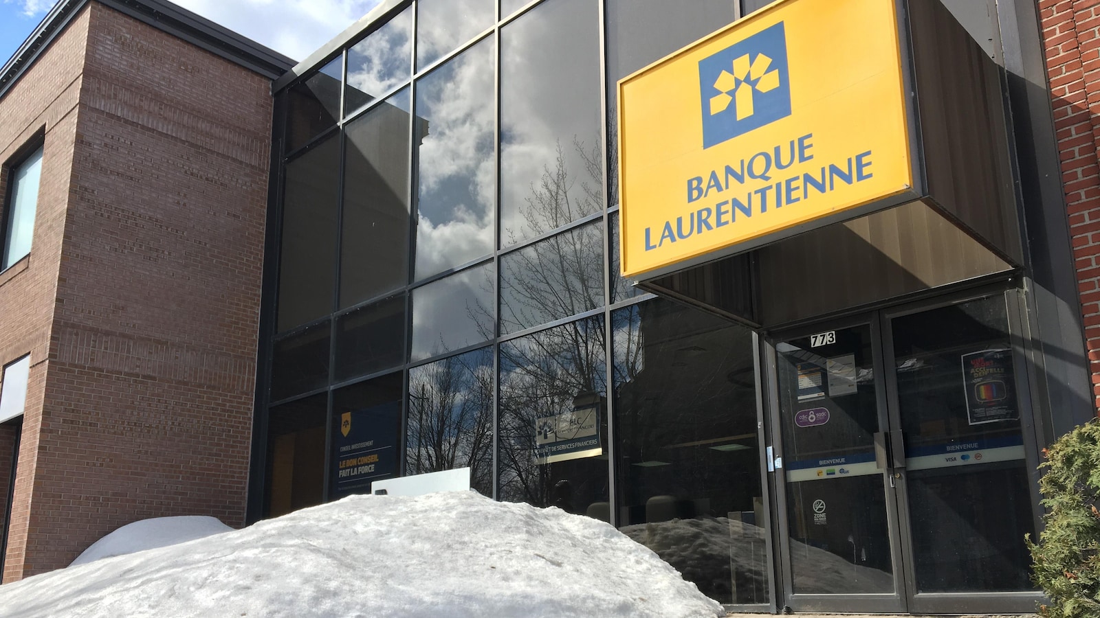 Une succursale de la Banque Laurentienne