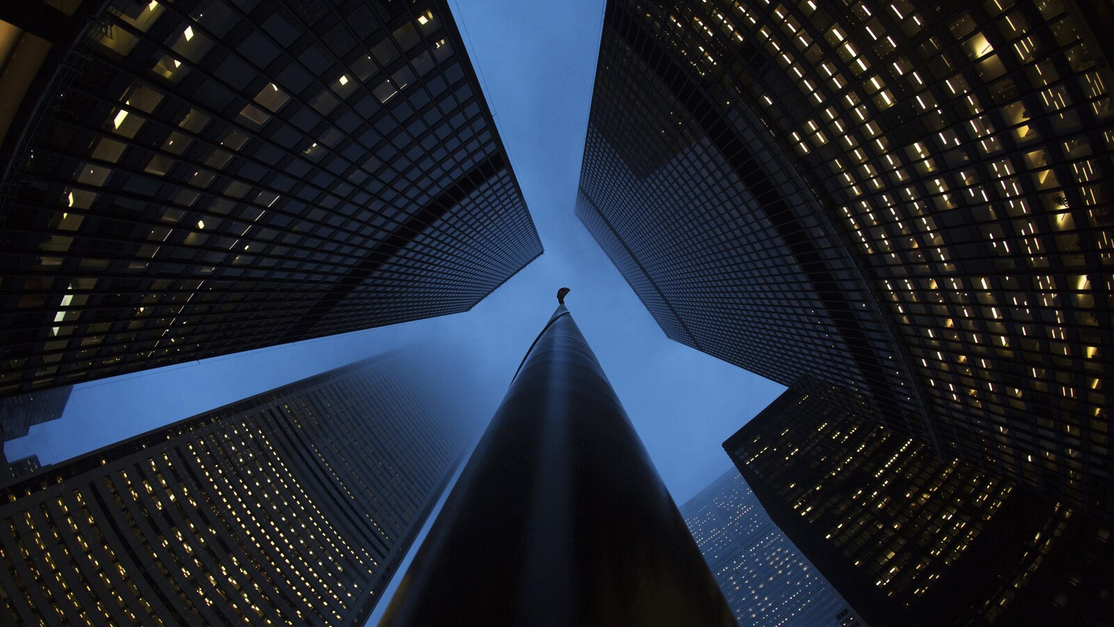 Des immeubles dans le quartier de la finance de Toronto.