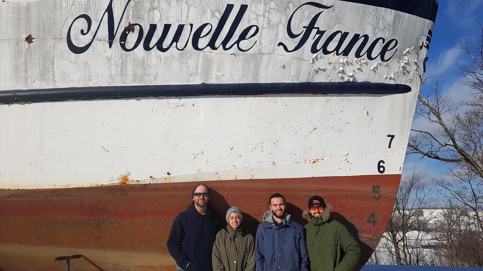 Le bateau-école Nouvelle-France est destiné à former les futurs matelots.