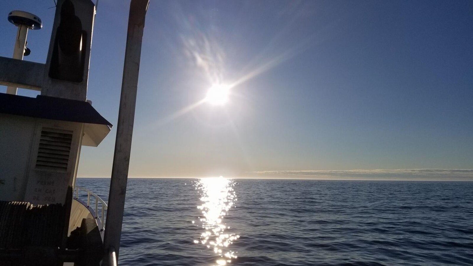Voyage de pÃªche sur le golfe.